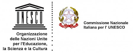 Logo Unesco e logo Commissione Nazionale Italiana per l'Unesco