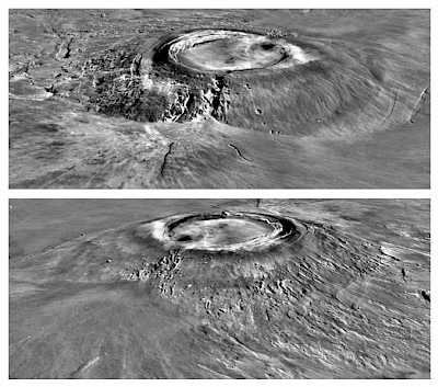 Arsia mons Marte - By NASA/MOLA Science Team - http://photojournal.jpl.nasa.gov/catalog/PIA02804, Public Domain