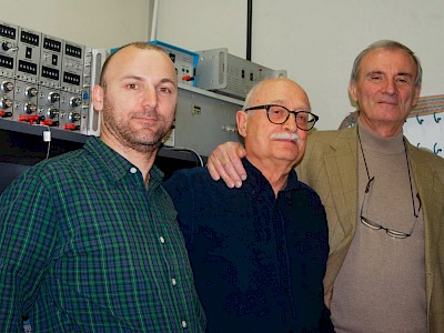 Alcuni rappresentanti del gruppo di ricerca del prof. Emilio Macchi