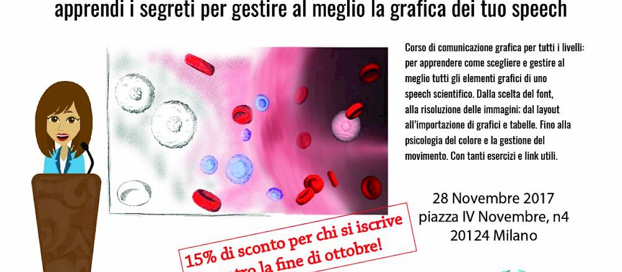 corso di Comunicazione Grafica per realizzare Speech Scientifici
