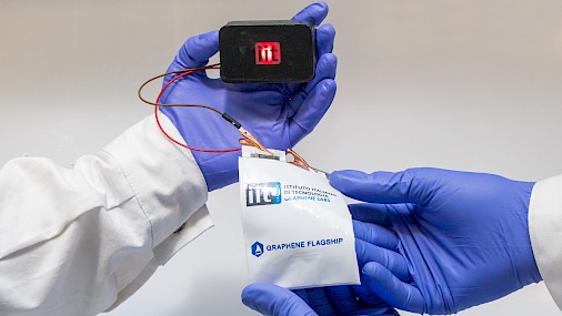 Tecnologia flessibile al grafene permette carica veloce dispositivi portatili