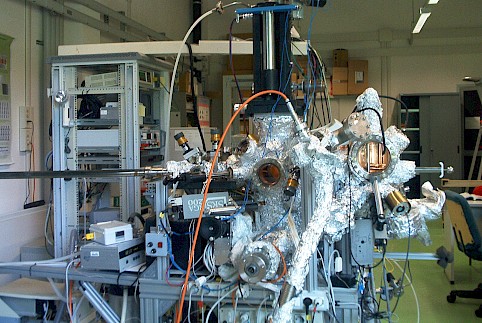 Il laboratorio di Struttura e Reattività di Superfici a Trieste.