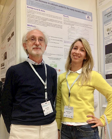 Andrea Mari ed Eleonora Grespan ricercatori dell'Istituto di Neuroscienze del CNR. Credits: foto fornita dai ricercatori.