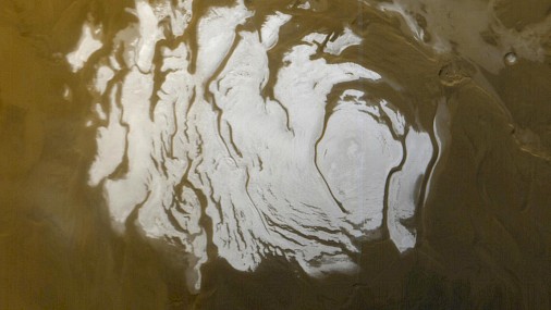 Marte: scoperto enorme lago d'acqua salata sotto la superficie del polo sud